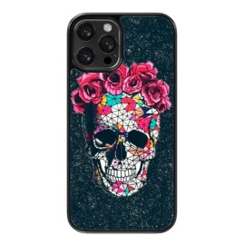 Funda Para Celular Frida Kahlo Flores Arte Calavera Catrina