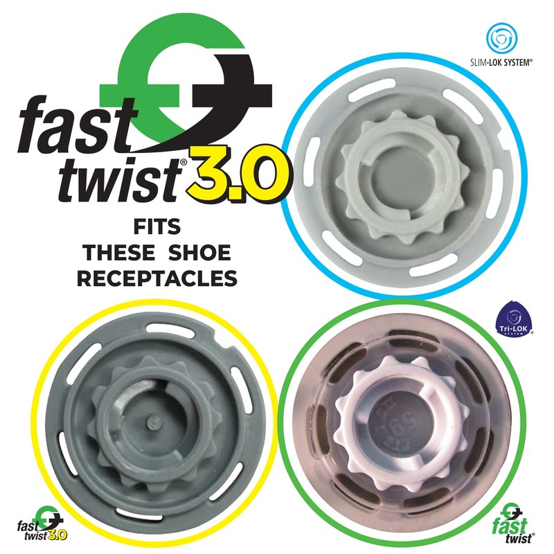 SOFTSPIKES Ft 3.0 Nero, Tacchetti da Golf Pulsar Uomo, Clamshell