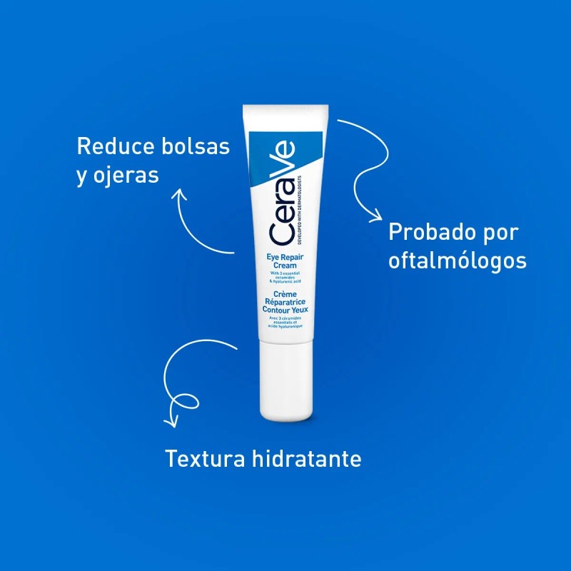 CeraVe Crema Reparadora para el Contorno de los Ojos Frmula
