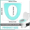 LNQ LUNIQI Adult Folding Toilet Pad Toilet Seat Plastic Toilet