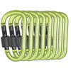 Boundless Voyage 8pcs Outdoor Aluminum D Ring Keychain Camping Carabiners