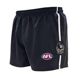 The AFL Store Collingwood Mens Baggy Shorts Black
