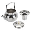 Stainless Steel Teapot with Removable Filter Metal Tea Kettle Coffee