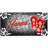 Flip Flops License Plate