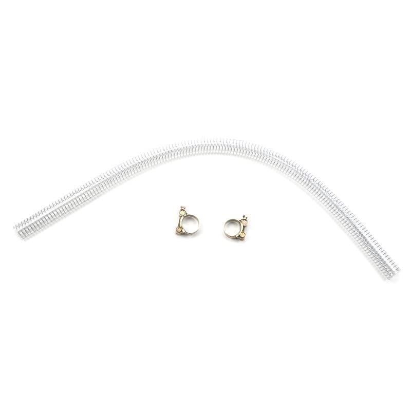 Log Splitter Suction Hose, 36" Length, 1" ID, W/Worm Gear