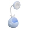 LED Table Lamp Flexible Hose Foldable Desk Light with Pen
