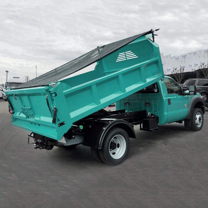 Leaveshade Dump Truck Mesh Tarp 7'X10'-Heavy Duty Dump Trailer Mesh