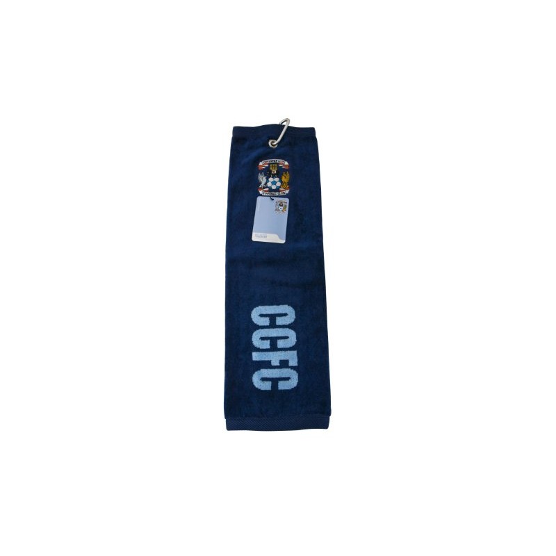 Coventry City Golf Tri-Fold Towel
