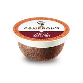 Cameron's Coffee Single Serve Pods, Flavored, Vanilla Hazelnut, 18 Count (Pack of 1)