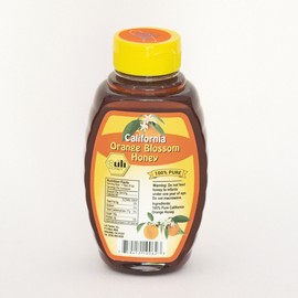 Lili Farms California Orange Blossom Honey Squeezable Jar 1Lb Pure 100% Natural Gift Wrappe