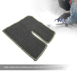 EMSea 25x25cm Soldering Mat Plumbers Brazing Pad Wrap Around Pipe Design For Heat Insulation Flame Retardant Welding Protection