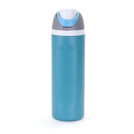MOANDAR Insulated Stainless-Steel Water Bottle for Cold and Hot Beverages with Straw for Sports, Great for Travel, and School, BPA-Free Sports Water Bottle (Teal, 24oz)