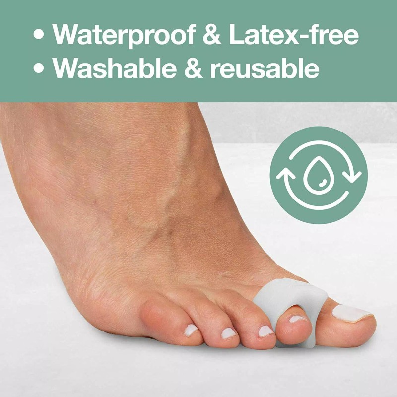 ZenToes Toe Corrector Bunion Straightener 4 Single Loop Spacers Separators