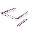 Women's Rectangular Reading Glasses Purple 3.0