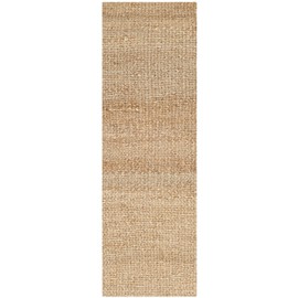Safavieh Natural Fiber Collection NF732A Handmade Farmhouse Premium Jute Runner, 2'3" x 7' , Natural