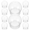 STOBOK Snow Globe, 10pcs DIY Clear Christmas Water Globe Plastic