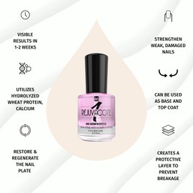 duri Rejuvacote 1 Original Maximum Strength Nail Growth System Base, Top Coat - Nails Hardening, Repair, Chipping, Strengthen, Breaking and Brittle Treatment (Pack of 2) - by Duri Cosmetics