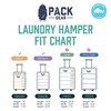 Pack Gear Travel Laundry Hamper, Odor Eliminator, Resistant Cloth, Pair