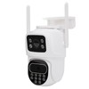 Security Camera Outdoor Dual Lens Surveillance Camera 2.4G Wifi Night