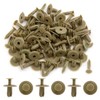 uxcell 50 Pcs Beige 6mm Hole Plastic Rivet Auto Door
