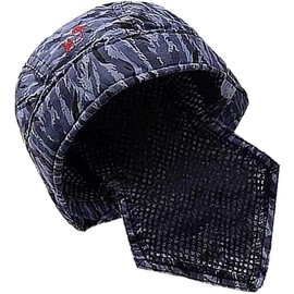 Yerleomit Welder Hat Flame Retardant Head Protection Welder Hat Welder Protective Hat Cap Scarf Welder Adjustable Welder Protective Cap Welder Helmet for Mechanical Operations