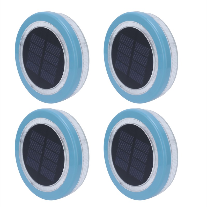 4Pcs Solar Floating Lights Waterproof LED Swimming Pool Lamp Solar