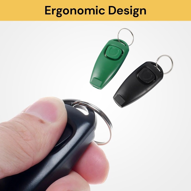 EZONEDEAL Dog Training Clicker Dog Trainer, 2 in 1 Whistle