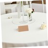 Mobestech 100pcs Blank Name Plates for Weddings Table Cards for
