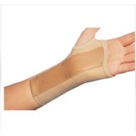 DJO Wrist Splint PROCARE Cotton / Elastic Left Hand Beige Small (#79-87083, Sold Per Piece)
