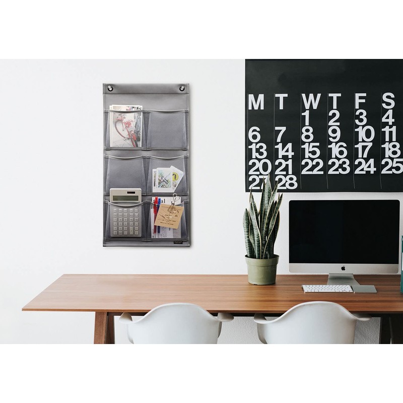 Saki Wall Pocket, Off-White, Size: Width 11.8 x Height 22.4