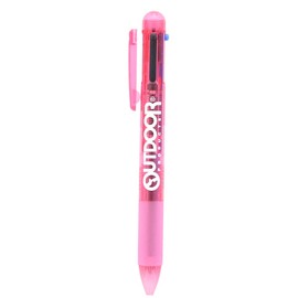 Sunstar S4476840 Multi-functional Pen, Outdoor, 3 Color Ball + Sharp, Pink