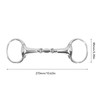 Horse Gag Ring Snaffle Bite Stainless Steel 125mm Loose Oval