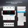 Dual Power ATS Househould Automatic Transfer Switch 2P 63A 110V