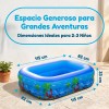 115x82x33cm Cartoon Alberca Piscinas Inflable Rectangular