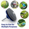 FiLwW 4 Pcs Lawnmower Dull Blade Sharpener,Universal Wear Resistant Lawn
