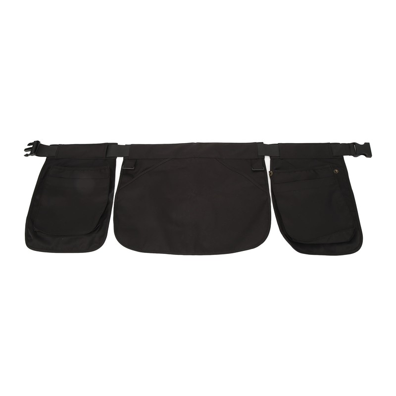 Apron Waist Cover with Plastic Buckle Multiple Pockets Server Aprons