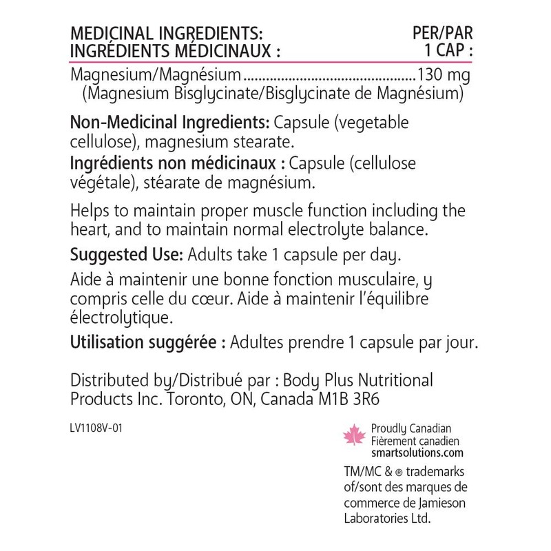 Smart Solutions Magnesium Bisglycinate 90 Caps