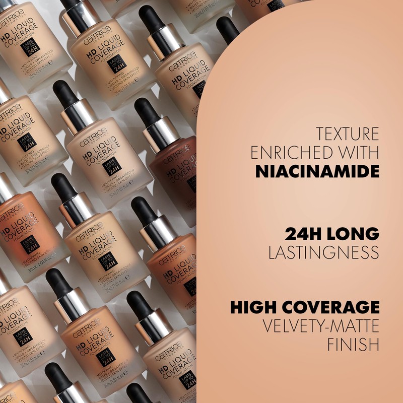 Catrice | HD Liquid Coverage Foundation | Flawless, High Coverage