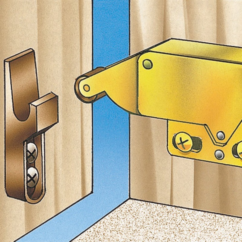 Mini-Latch Automatic Spring Catch