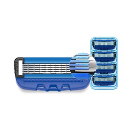 COVIK Mens Razor Blade Refills Compatible Only with COVIK 5 Blade Razors 4 Count for a More Comfortable Shave for Men