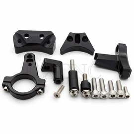 PROCNC Motorcycle Adjustable Steering Damper Steering Damper Stabilizer Safety Control with Mounting Bracket Kits Fit for Kawasaki Ninja 400 2018 2019 2020 2021 2022 (Black)