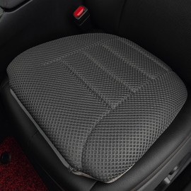 AEROiVi 17.7" L × 16.9" W × 3" H,Car Booster Seat Cushion Raise The Height for Short People Driving, Breathable 3D Air Mesh, 3 Inch Booster Seat, Non-Slip Bottom, Car Seat Pad with Truck,Cars,SUVs