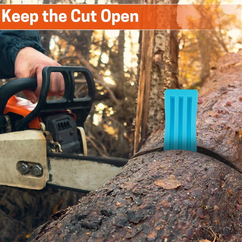 YARDMARIS Tree Felling Wedge, Plastic Logging Wedges with Spikes Forestry
