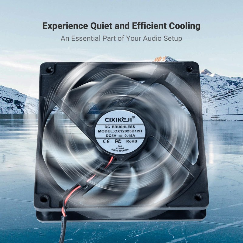 Fosi Audio USB C 5V Cooling Fan for V3 Mono,