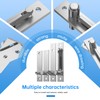 （I Shape 2PCS） Heavy Duty Pivot Hinge for Wood Door,with