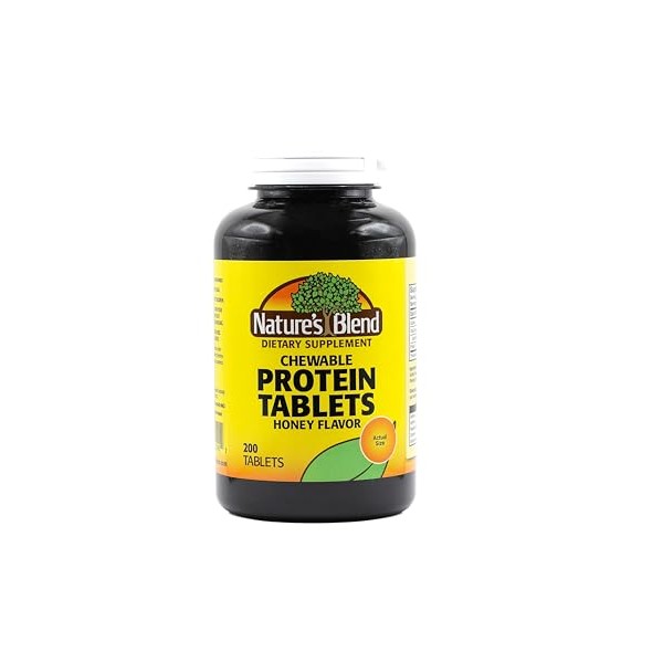 Natures Blend Protein Tablets Honey Flavor 200 Tablets