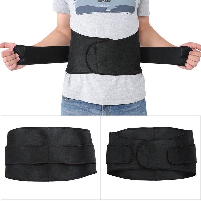 Belt Adjustable Waist Support Brace Fitness Gym Lumbar Back Waist