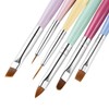 LORJE Nail Art Liner Brushes Pens Dual-Ended Nail Art Point