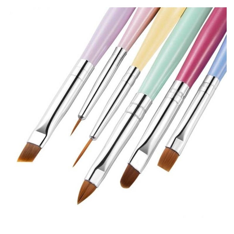 LORJE Nail Art Liner Brushes Pens Dual-Ended Nail Art Point