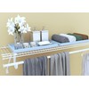 ClosetMaid 5631 SuperSlide Ventilated Shelf Kit with Closet Rod, 4-Foot
